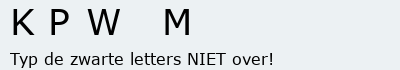 Bevestigingscode