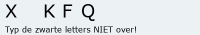 Bevestigingscode