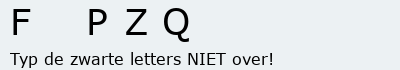 Bevestigingscode