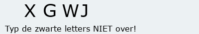 Bevestigingscode