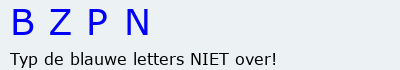 Bevestigingscode