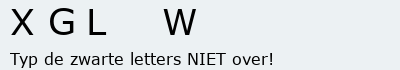 Bevestigingscode