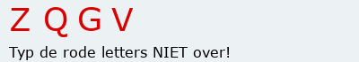 Bevestigingscode