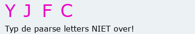 Bevestigingscode