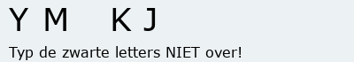 Bevestigingscode