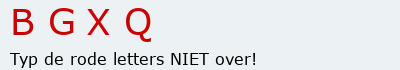 Bevestigingscode