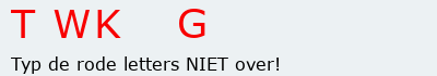 Bevestigingscode