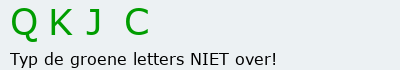 Bevestigingscode