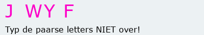 Bevestigingscode