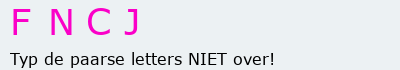 Bevestigingscode