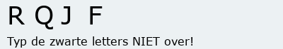 Bevestigingscode