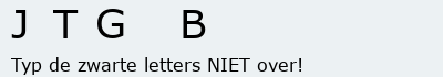 Bevestigingscode