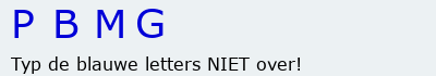 Bevestigingscode