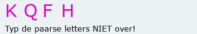 Bevestigingscode