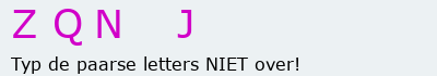 Bevestigingscode