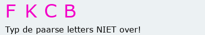 Bevestigingscode
