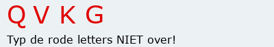 Bevestigingscode