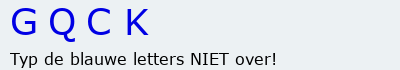 Bevestigingscode