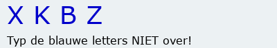 Bevestigingscode