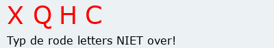 Bevestigingscode