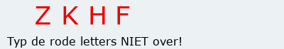 Bevestigingscode