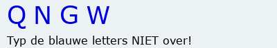 Bevestigingscode