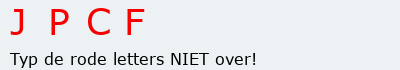 Bevestigingscode