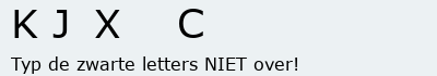 Bevestigingscode