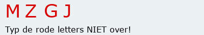 Bevestigingscode