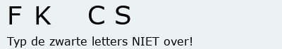 Bevestigingscode