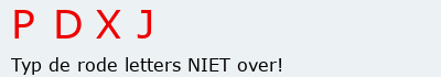 Bevestigingscode
