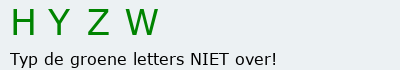 Bevestigingscode