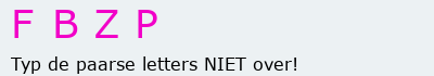 Bevestigingscode