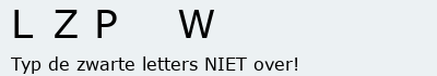 Bevestigingscode
