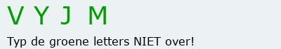 Bevestigingscode