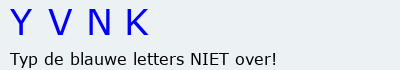 Bevestigingscode