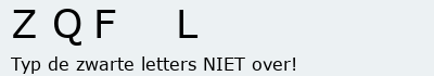 Bevestigingscode