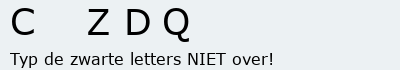 Bevestigingscode