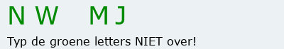 Bevestigingscode