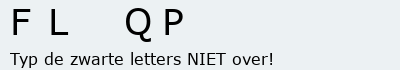 Bevestigingscode