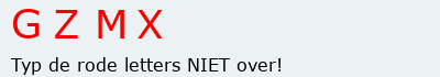 Bevestigingscode