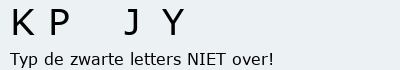 Bevestigingscode
