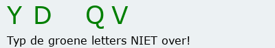 Bevestigingscode