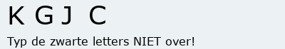 Bevestigingscode