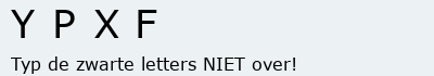 Bevestigingscode
