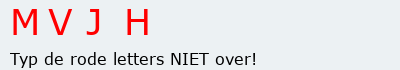 Bevestigingscode