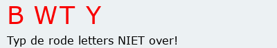 Bevestigingscode