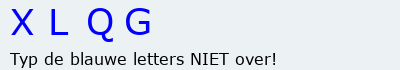 Bevestigingscode