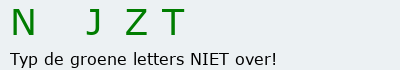 Bevestigingscode