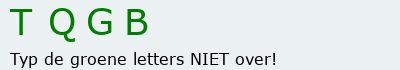 Bevestigingscode